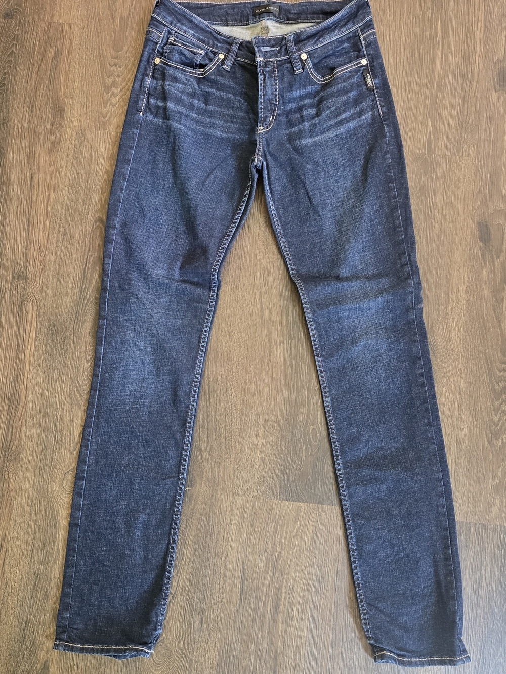 Women's Slim Fit Dark Blue Jeans
